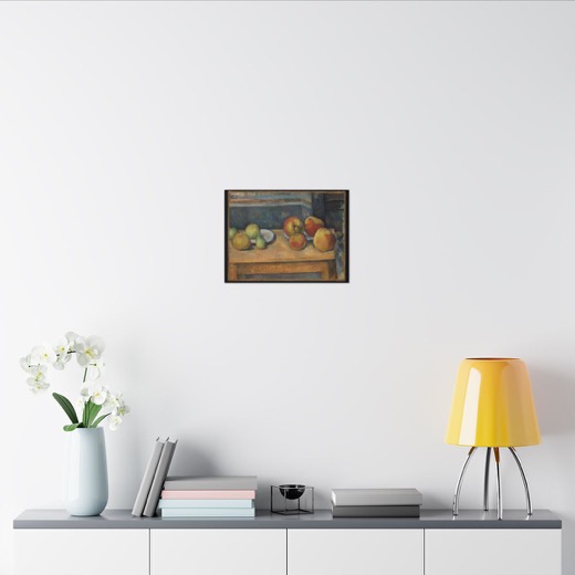 Still Life with Apples and Pears on 16 × 12 matte canvas, room view 2.