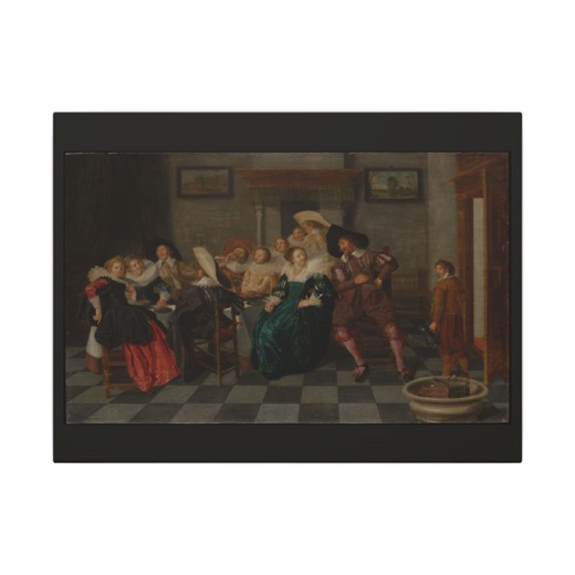 A Banquet on 16 × 12 matte canvas, front.
