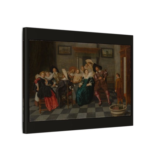A Banquet on 16 × 12 matte canvas, side.
