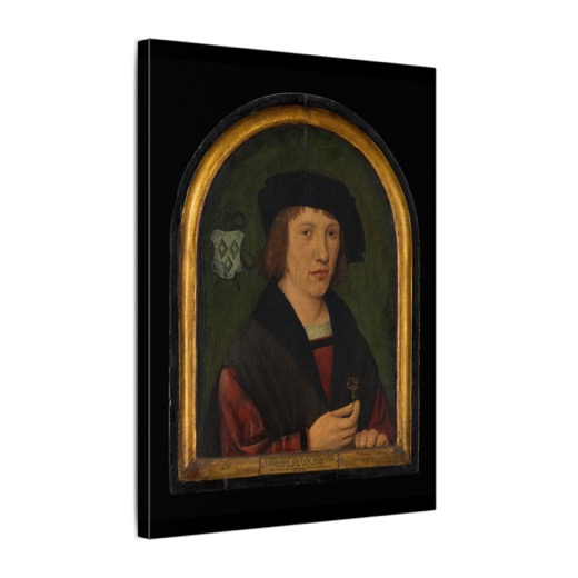 Portrait of a Young Man of the Van Steynoert Family on 12 × 16 matte canvas, side.