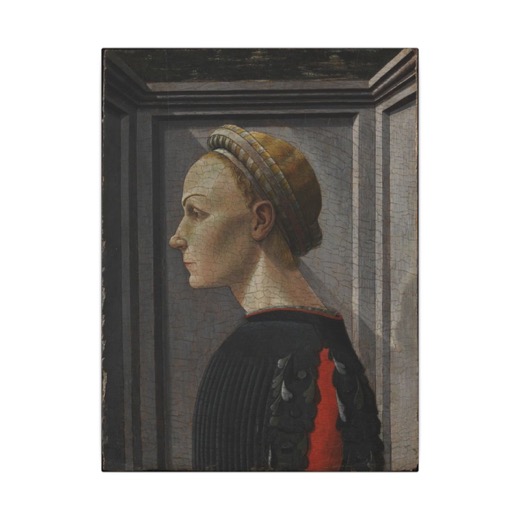 Portrait of a Woman on 12 × 16 matte canvas, front.