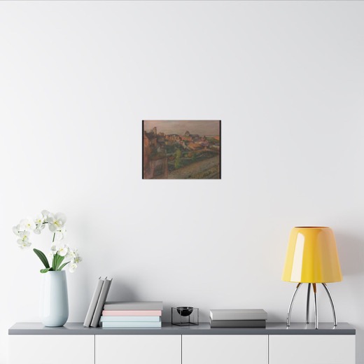 View of Saint-Valéry-sur-Somme on 16 × 12 matte canvas, room view 2.