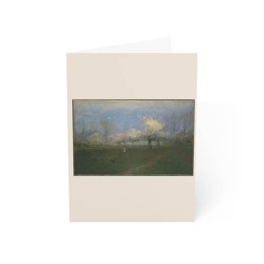 Spring Blossoms, Montclair, New Jersey on 10-card blank-inside pack, front.