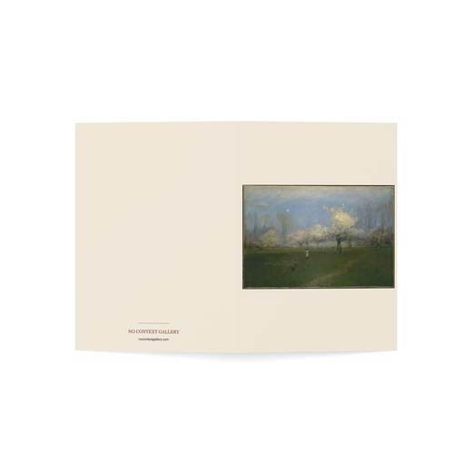 Spring Blossoms, Montclair, New Jersey on 10-card blank-inside pack, open cover.