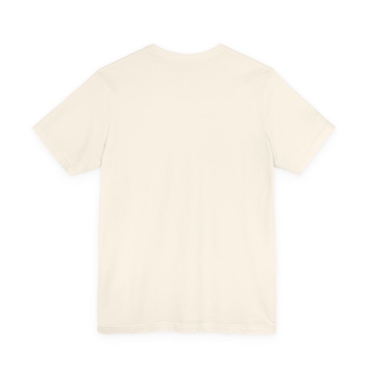 The Nymph of Fontainebleau on Unisex garment-dyed T-shirt, back.