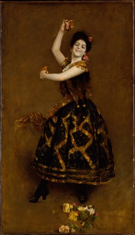 Carmencita by William Merritt Chase.