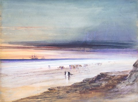 Beach Scene by James Hamilton.