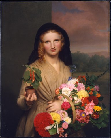 The Flower Girl by Charles Cromwell Ingham.