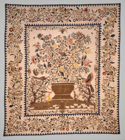 Phebe Warner Coverlet by Sarah Furman Warner Williams.