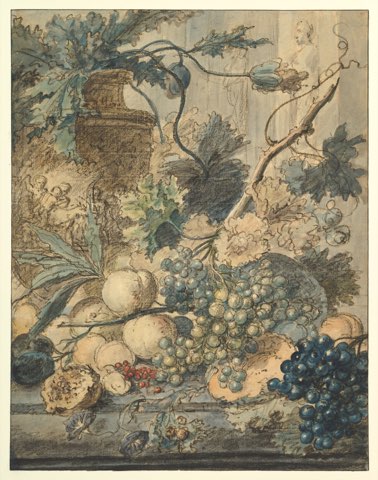 Still Life with Fruit by Jan van Huysum.