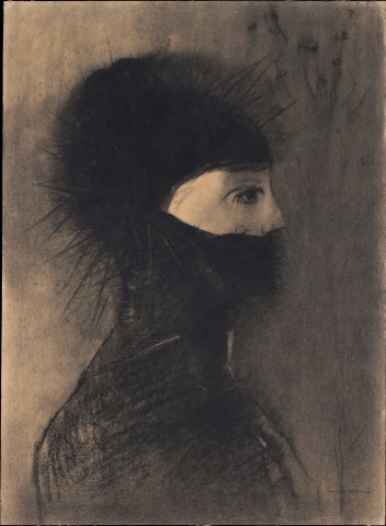 Armor by Odilon Redon.
