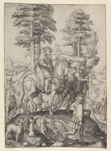 Abigail Before David by Lucas van Leyden.