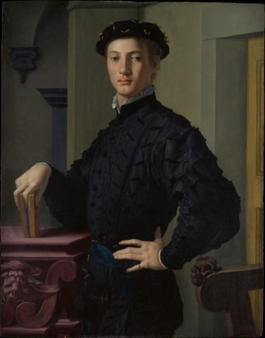 Portrait of a Young Man by Bronzino (Agnolo di Cosimo di Mariano).