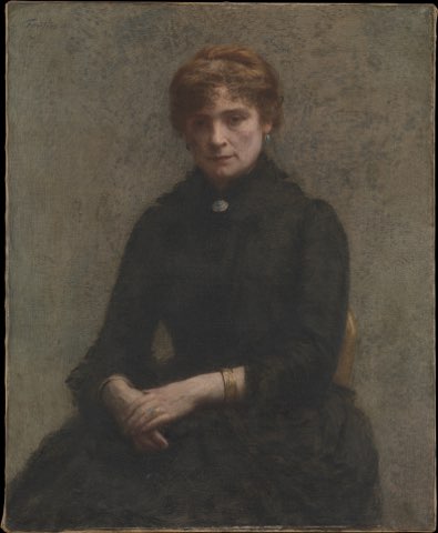 Portrait of a Woman by Henri Fantin-Latour.
