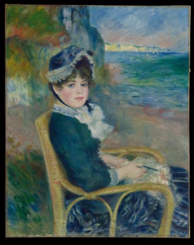 By the Seashore by Auguste Renoir.