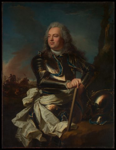 Portrait of a General Officer by Hyacinthe Rigaud.