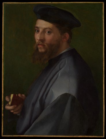 Portrait of a Man by Andrea del Sarto (Andrea d'Agnolo).