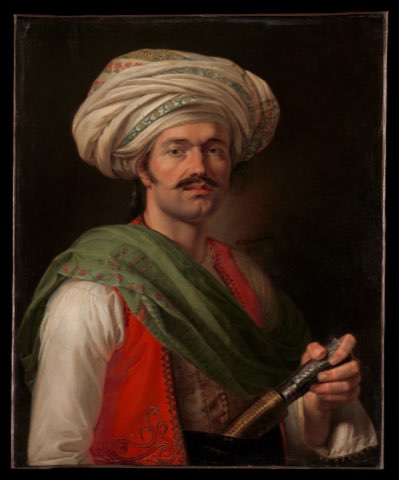Portrait of a "Mamelouk" by Horace Vernet.
