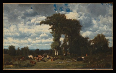 Landscape with Cattle at Limousin by Jules Dupré.