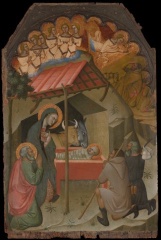 The Adoration of the Shepherds by Bartolo di Fredi.