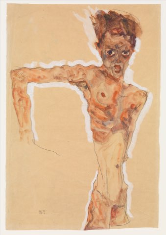 Self-Portrait by Egon Schiele.