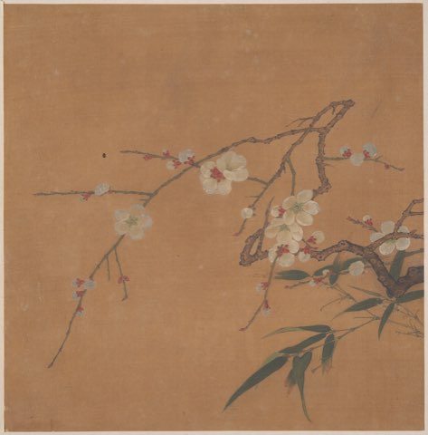 Flowering Plum and Bamboo by Unidentified artist.