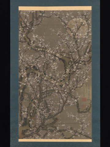 White Plum Blossoms and Moon by Itō Jakuchū.