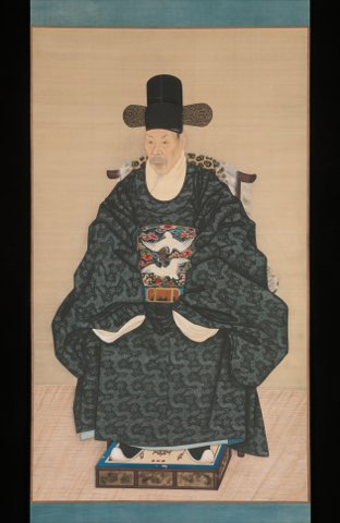 Portrait of Yun Dongseom (1710–1795) by Unidentified artist.