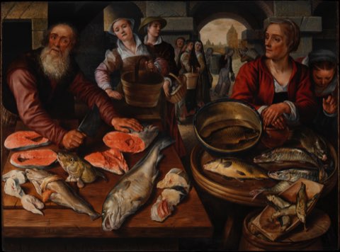 Fish Market by Joachim Beuckelaer.