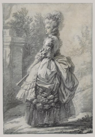 Marie Antoinette in a Park by Elisabeth Louise Vigée Le Brun.