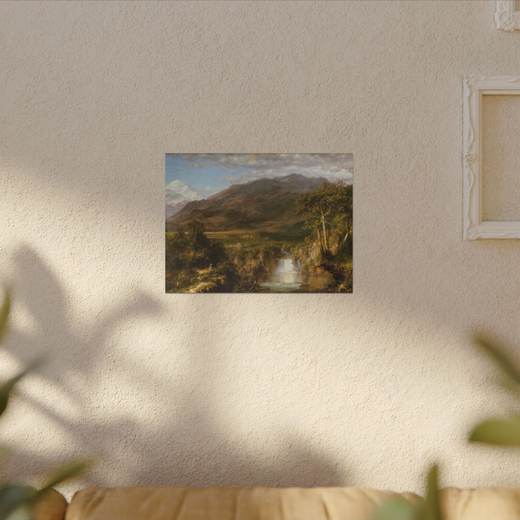 Heart of the Andes on 16 × 12 matte canvas, context 1.
