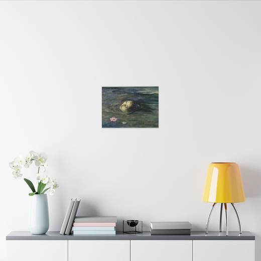 The Strange Thing Little Kiosai Saw in the River on 16 × 12 matte canvas, context 2.