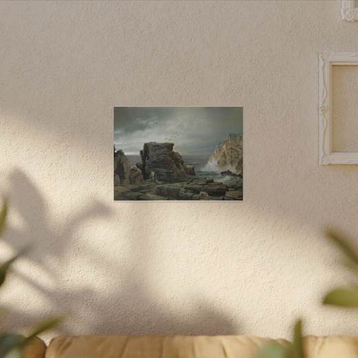 A Rocky Coast on 16 × 12 matte canvas, context 1.