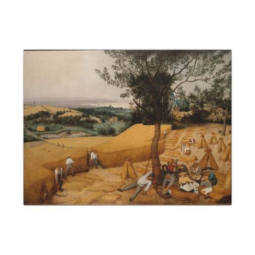 The Harvesters on 16 × 12 matte canvas, front.