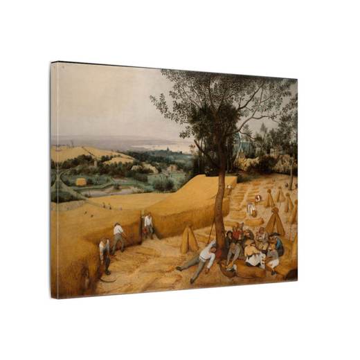 The Harvesters on 16 × 12 matte canvas, side.