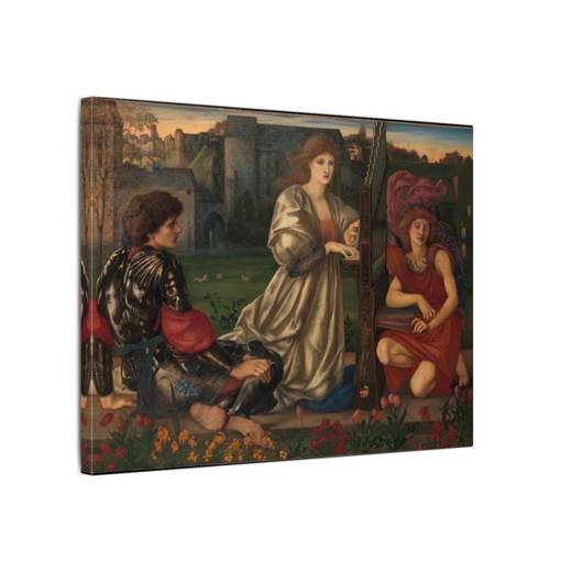 The Love Song on 16 × 12 matte canvas, side.
