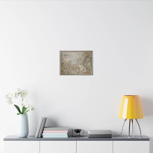 Orpheus Charming the Nymphs, Dryads, and Animals on 16 × 12 matte canvas, context 2.