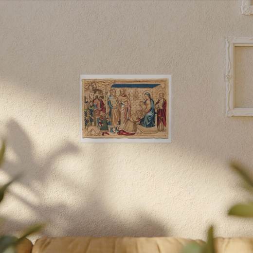 The Adoration of the Magi on 16 × 12 matte canvas, context 1.