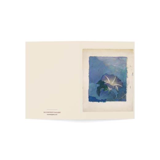 Nocturne on 5 × 7 blank art card, open cover.