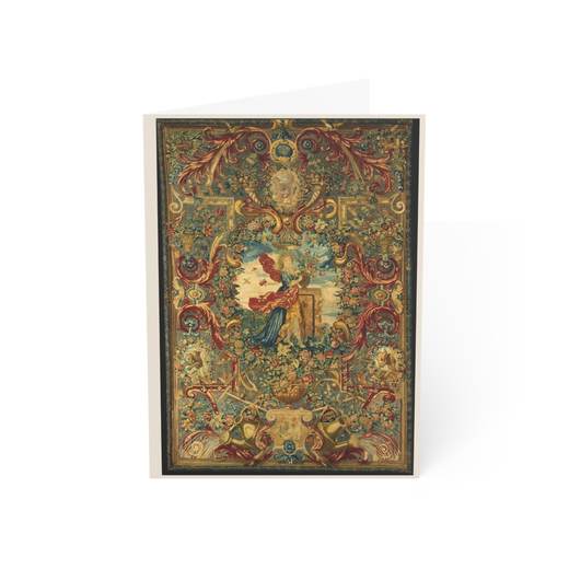 Seasons and Elements (Spring) (set of four) on 5 × 7 blank art card, front.