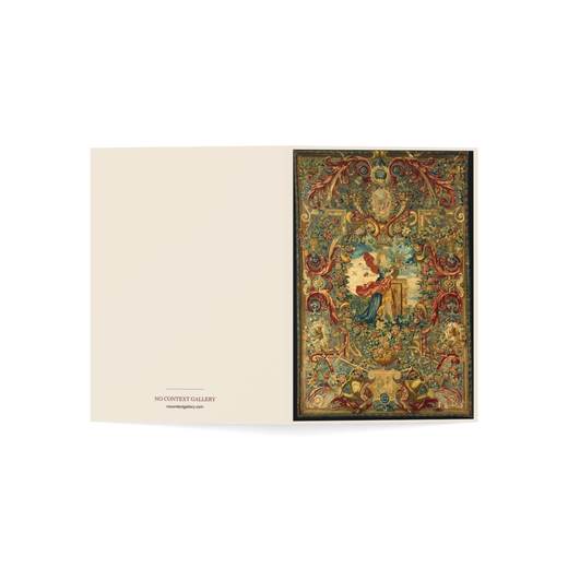 Seasons and Elements (Spring) (set of four) on 5 × 7 blank art card, open cover.