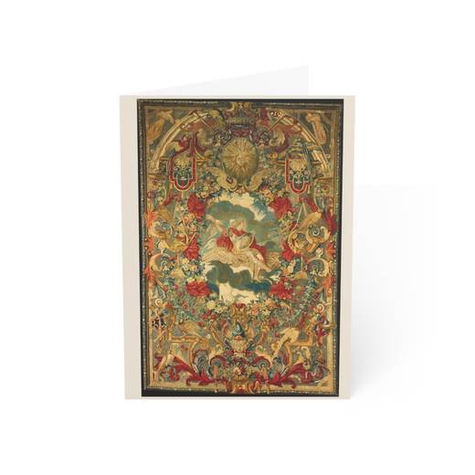 Seasons and Elements (Air) (set of four) on 5 × 7 blank art card, front.