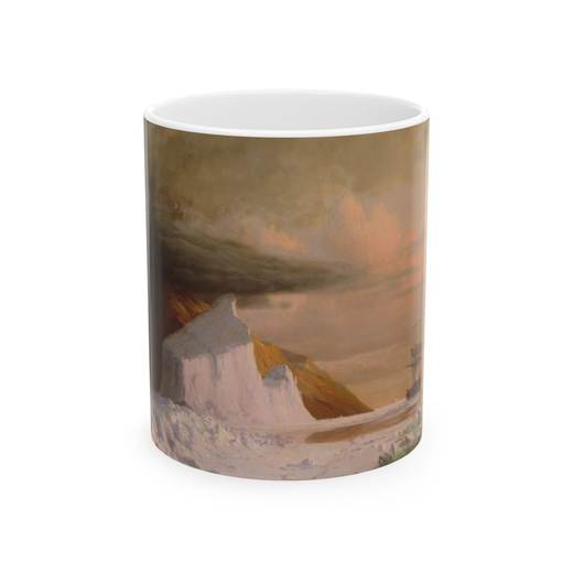 An Arctic Summer: Boring Through the Pack in Melville Bay on Ceramic mug, 11 oz or 15 oz, front.