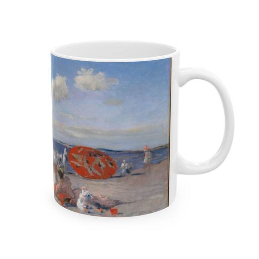 At the Seaside on Ceramic mug, 11 oz or 15 oz, right.