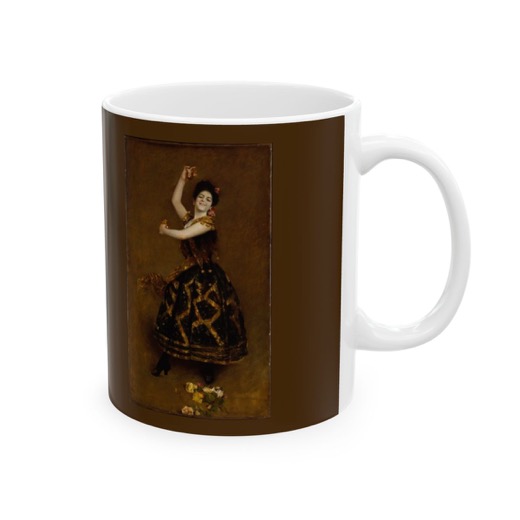Carmencita on Ceramic mug, 11 oz or 15 oz, right.