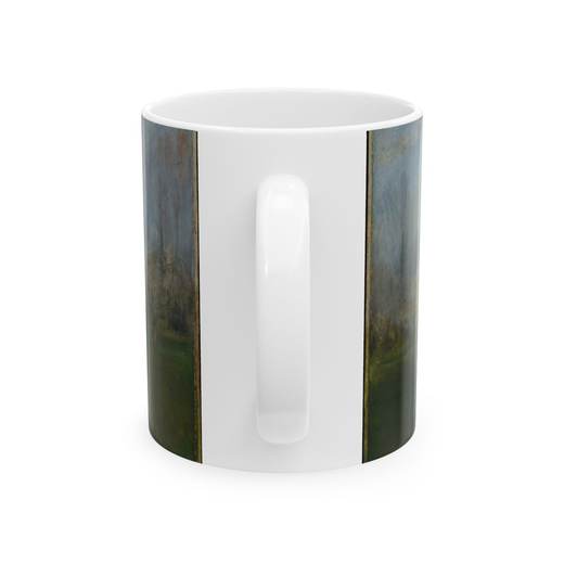 Spring Blossoms, Montclair, New Jersey on Ceramic mug, 11 oz or 15 oz, back.