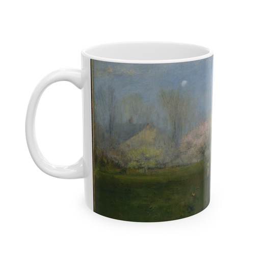 Spring Blossoms, Montclair, New Jersey on Ceramic mug, 11 oz or 15 oz, left.