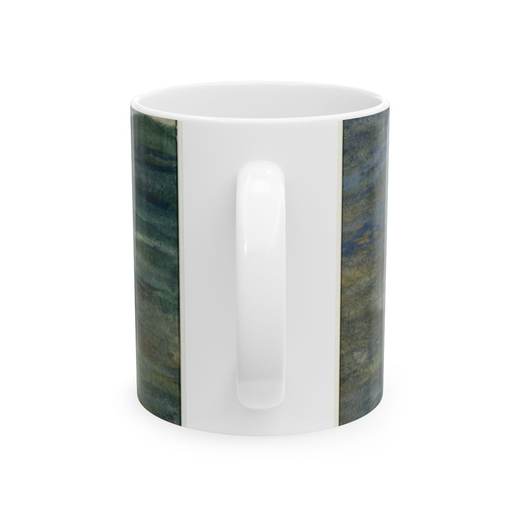 The Strange Thing Little Kiosai Saw in the River on Ceramic mug, 11 oz or 15 oz, back.