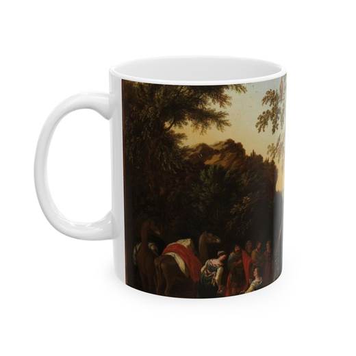 The Ark on Ceramic mug, 11 oz or 15 oz, left.