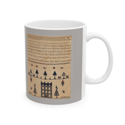Sampler on Ceramic mug, 11 oz or 15 oz, right.